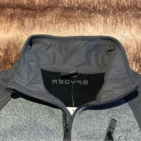 Spyder Raider 2.0 Full Zip Jacket Grey Heather/ Polar - Picture 5 of 11